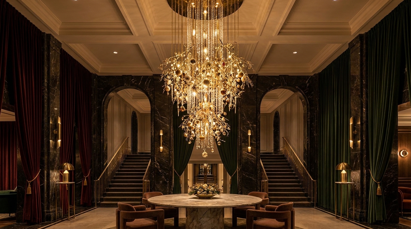 Holiday Lighting Strategy for Hospitality: Decorative Fixtures for Christmas & New Year