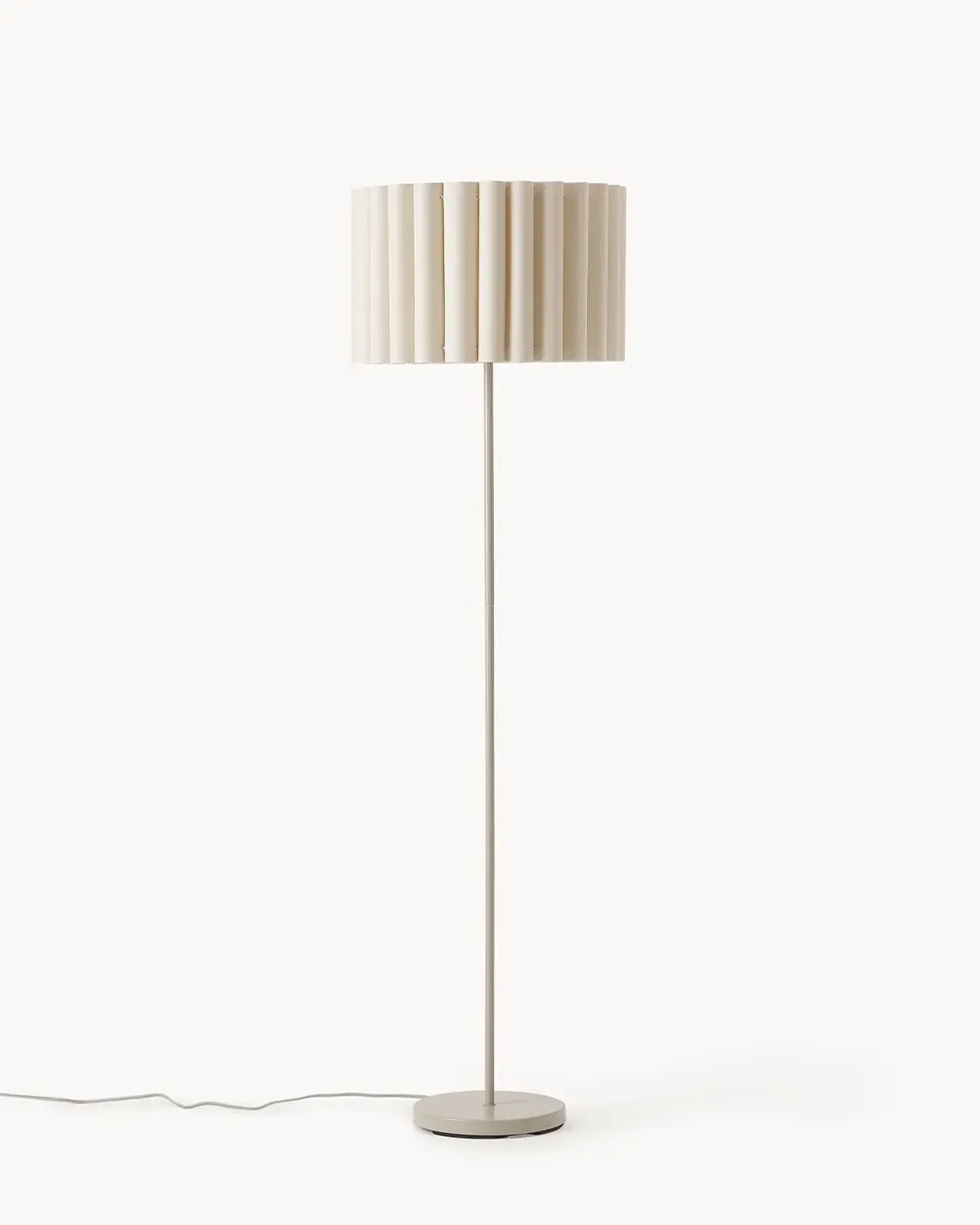 Linnen Stående Lampe